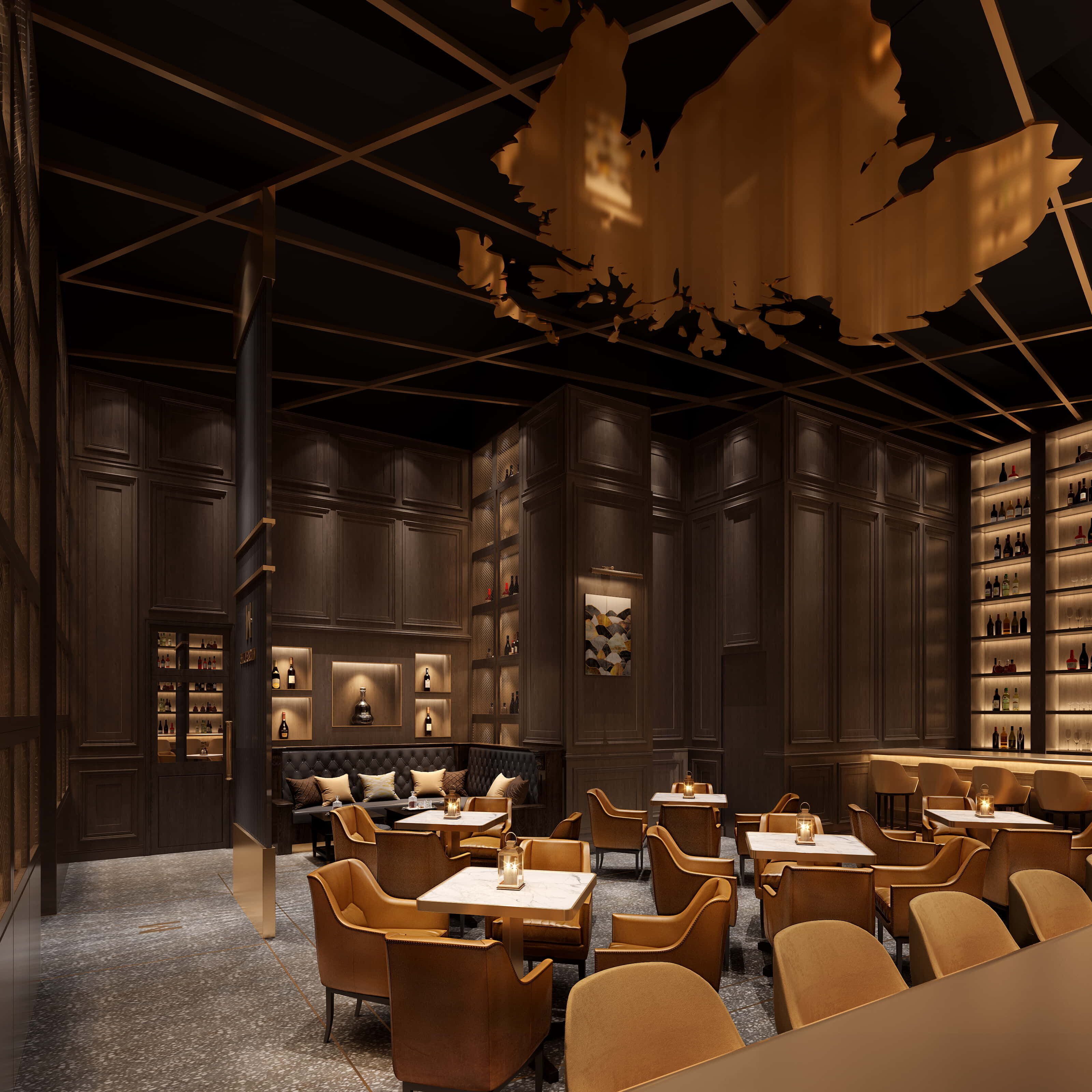 3D BAR KARAOKE Scene Collection Low-poly 3D model_8