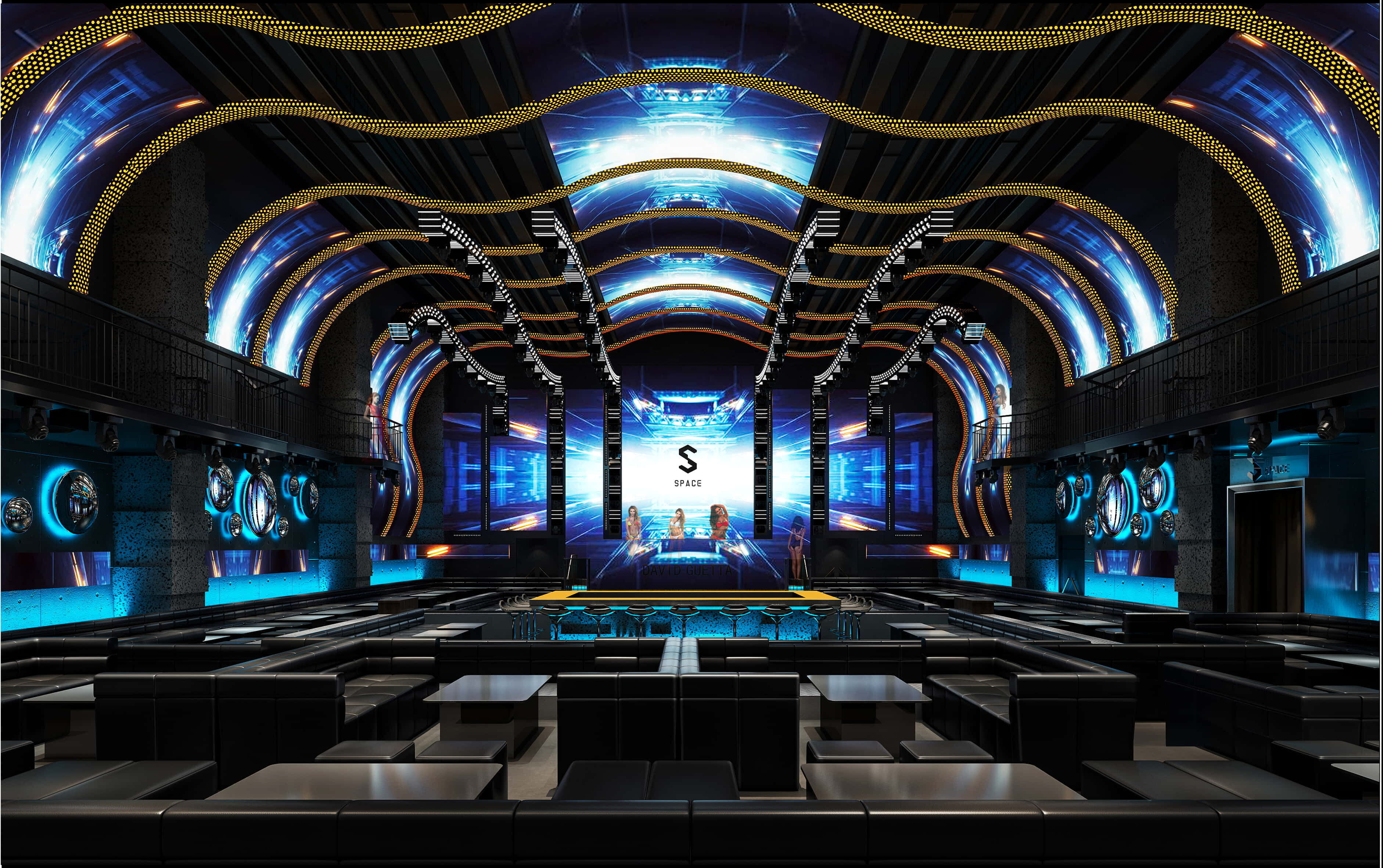 3D BAR KARAOKE Scene Collection Low-poly 3D model_31