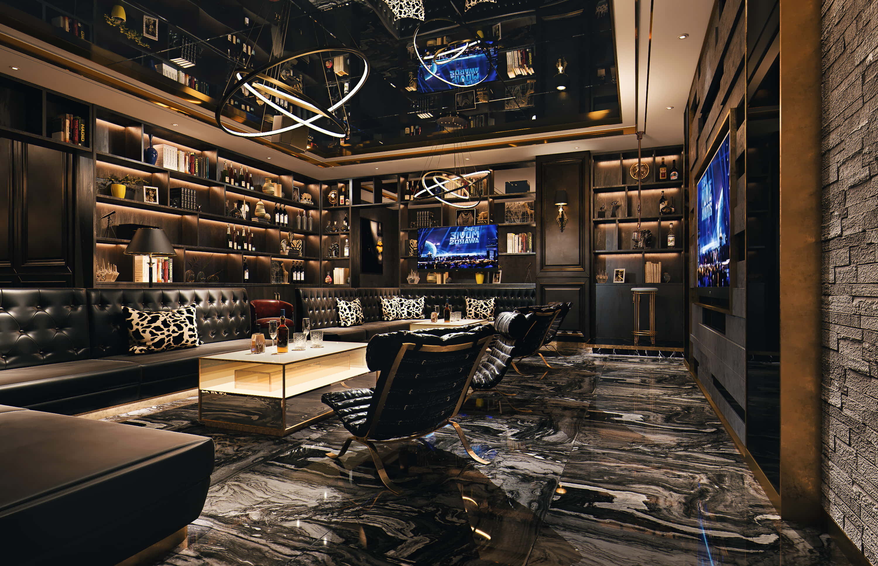 3D BAR KARAOKE Scene Collection Low-poly 3D model_38