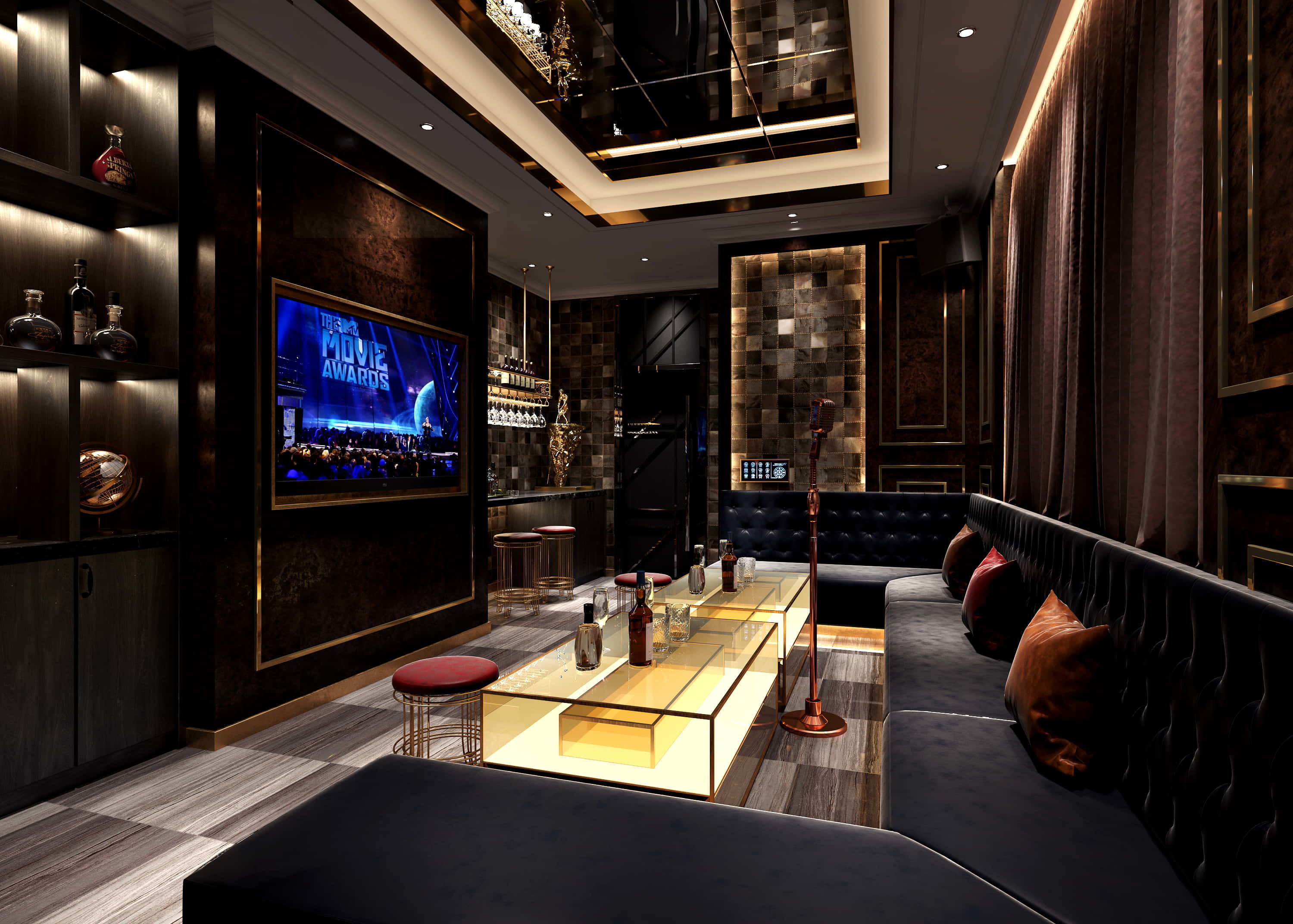 3D BAR KARAOKE Scene Collection Low-poly 3D model_21