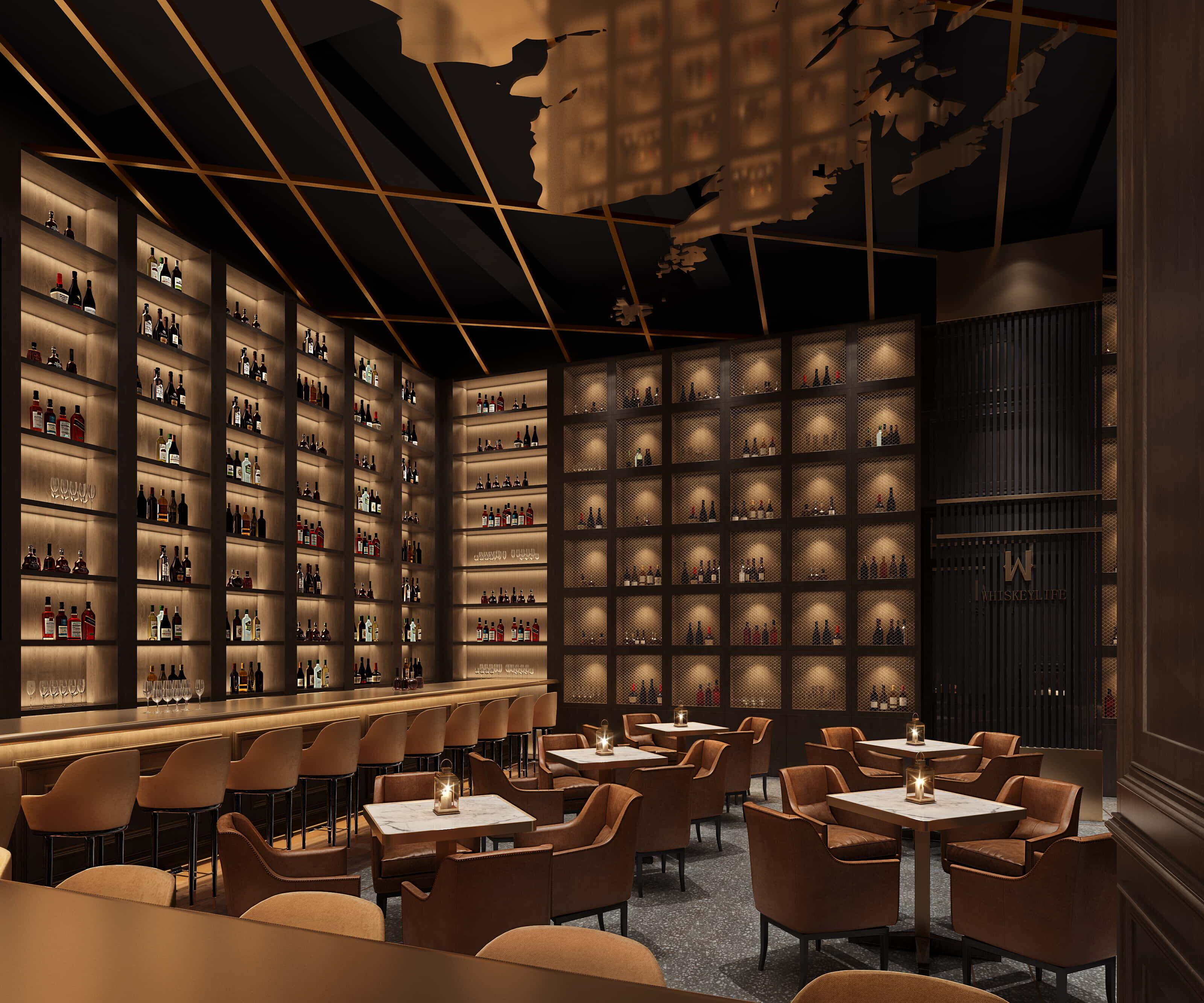 3D BAR KARAOKE Scene Collection Low-poly 3D model_6