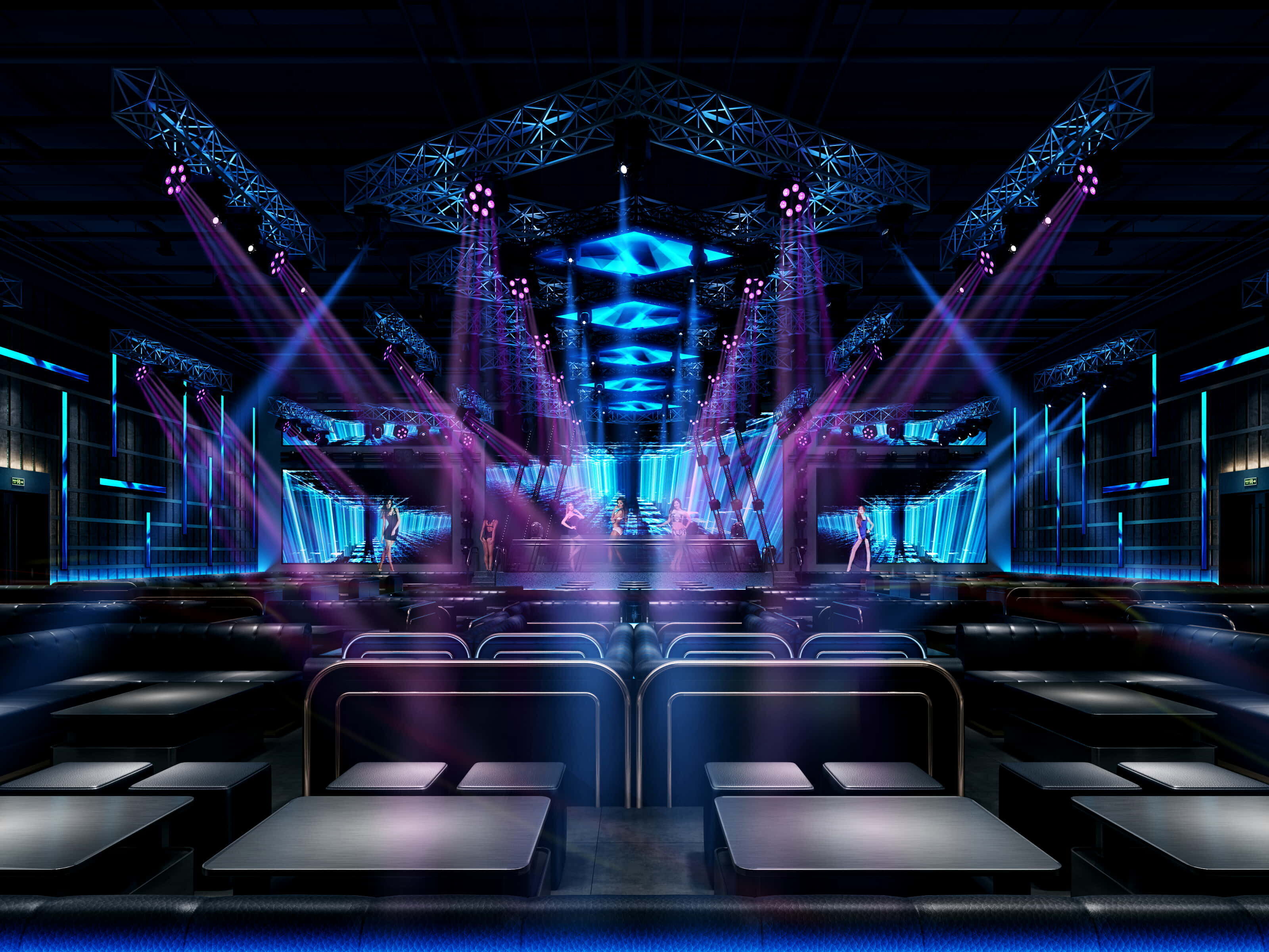 3D BAR KARAOKE Scene Collection Low-poly 3D model_26