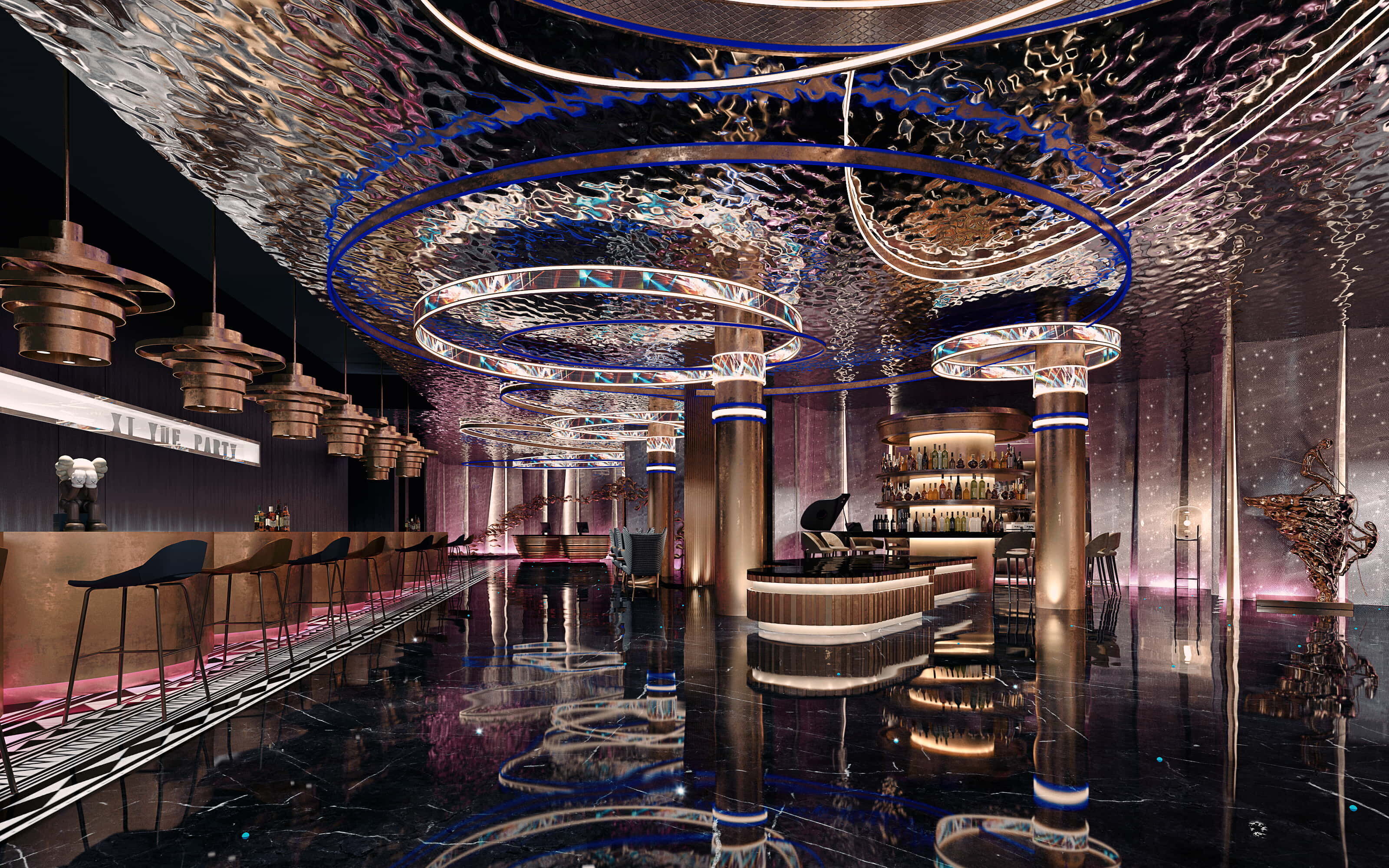 3D BAR KARAOKE Scene Collection Low-poly 3D model_35