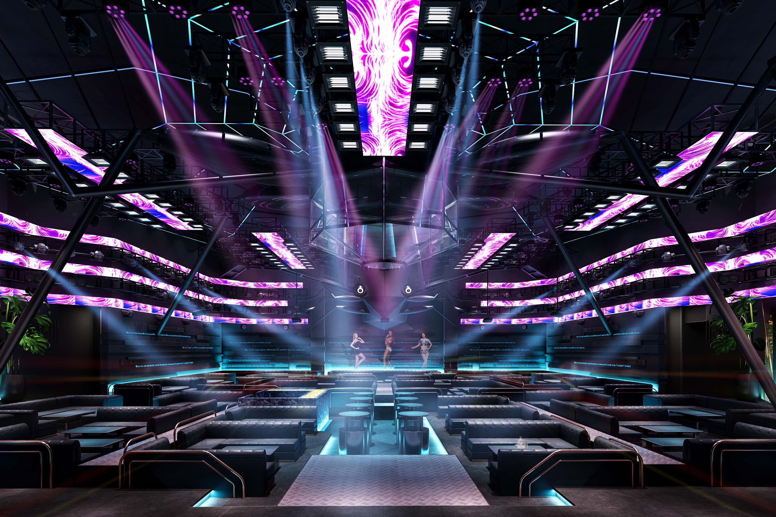 3D BAR KARAOKE Scene Collection Low-poly 3D model_27