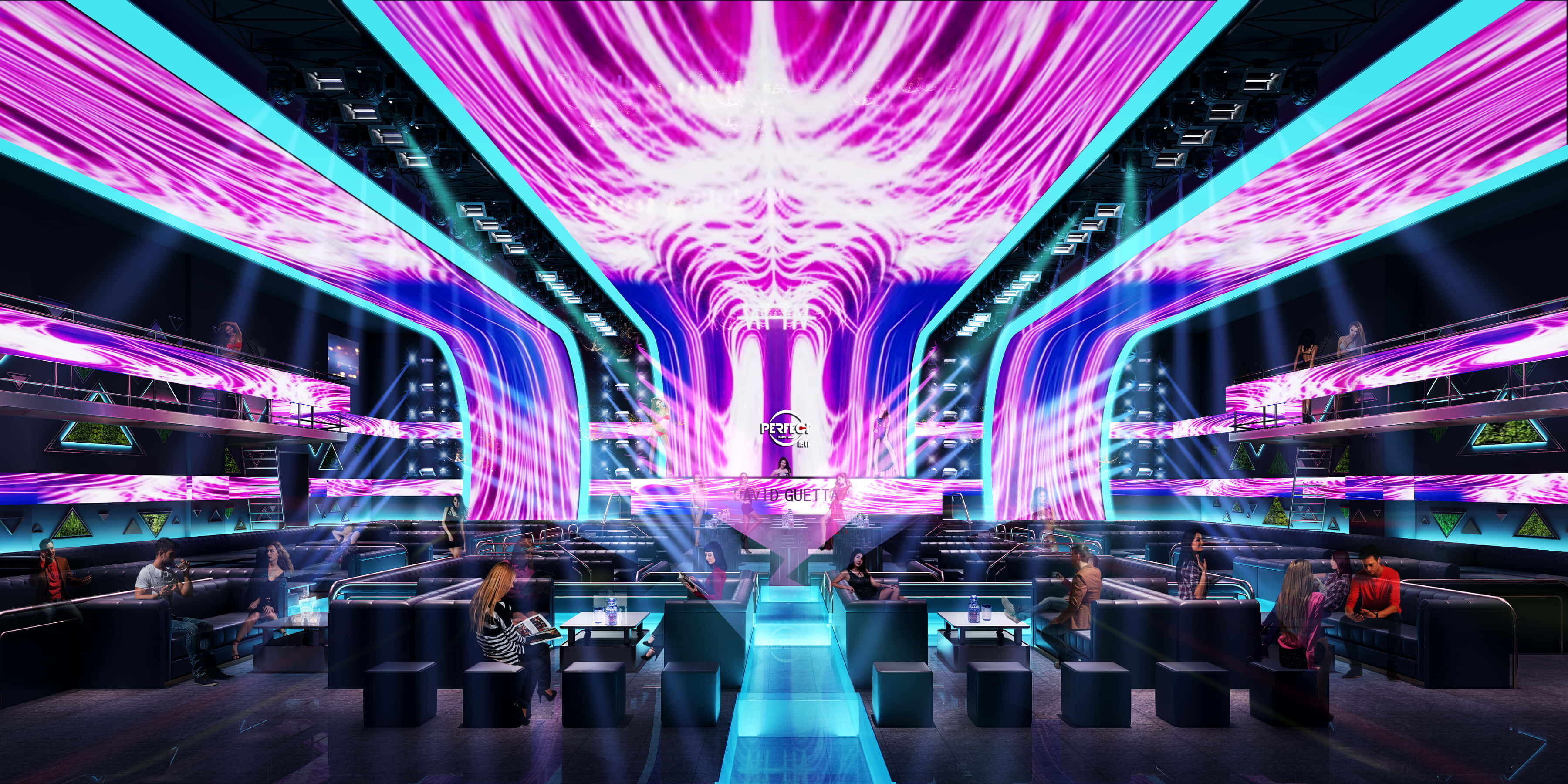 3D BAR KARAOKE Scene Collection Low-poly 3D model_29