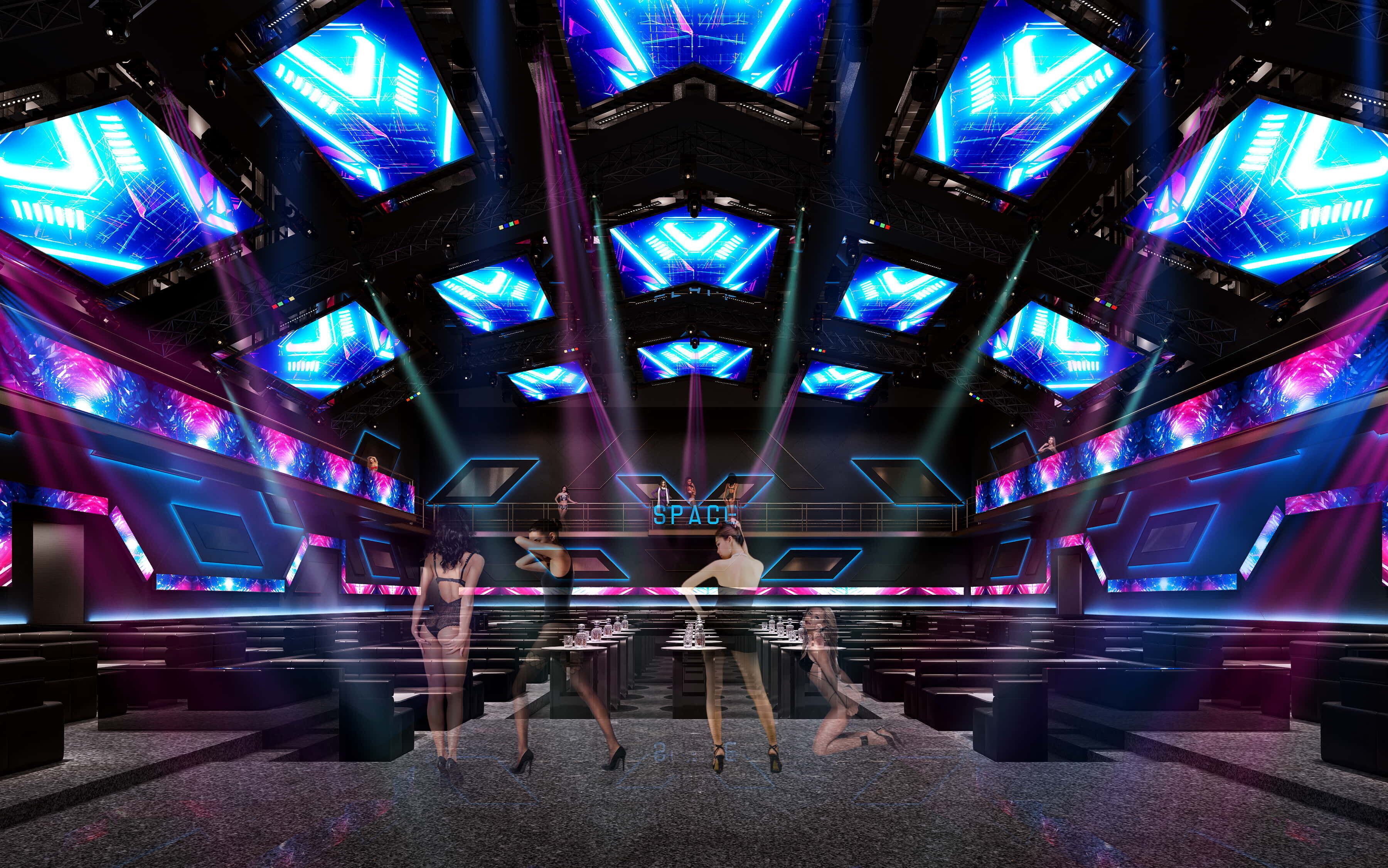 3D BAR KARAOKE Scene Collection Low-poly 3D model_32