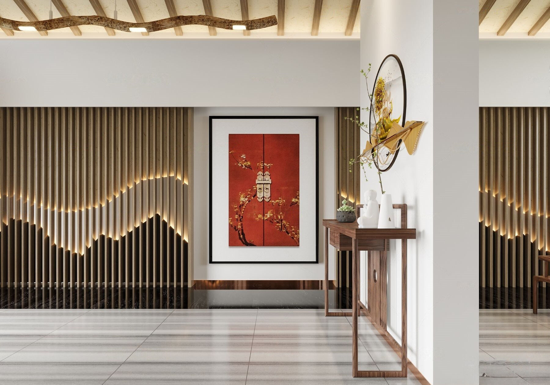 Chinese Restaurant 3D model_4