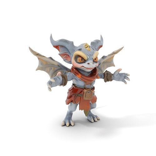 Charming Gargoyle Creature Rigged and Animated D Model Low-poly 3D model