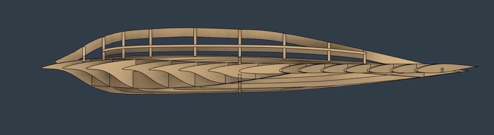 b2 bomber b2 spirit laser cut kit 3D print model_4