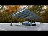 L Type 6 Car Solar Carport 3D model_1