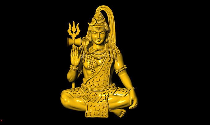 SHIV 3D PRINTED MODEL 3D print model