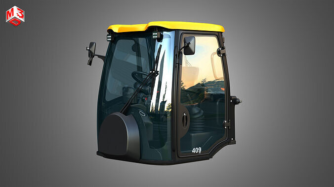 409 AGRI Wheel Loader Cabin  3D model