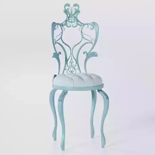 art nouveau style chair