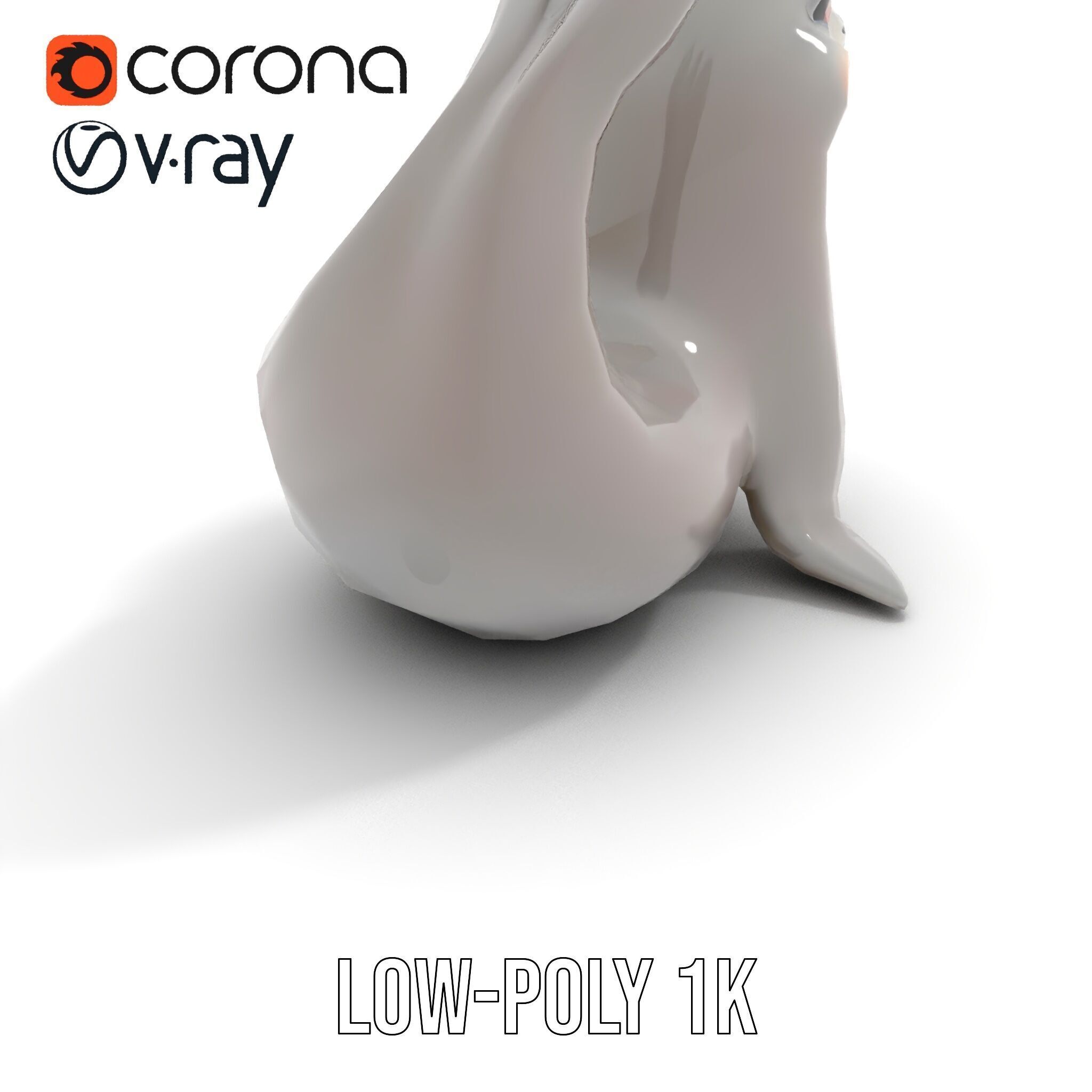 Adorable Seal Model Pack for Animation and Games Low-poly 3D model_17