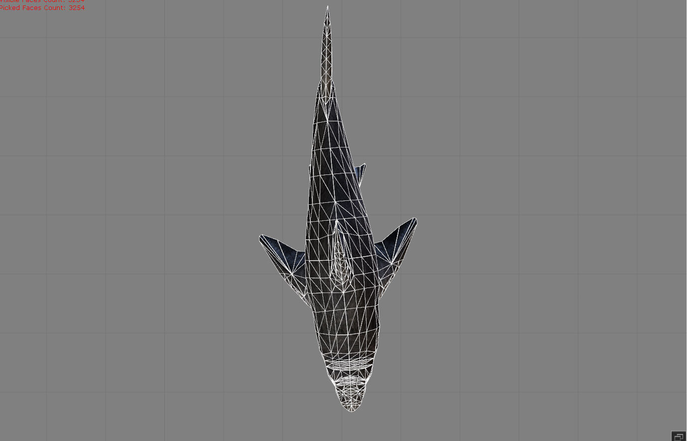 Shark Animal Low-poly 3D model_5