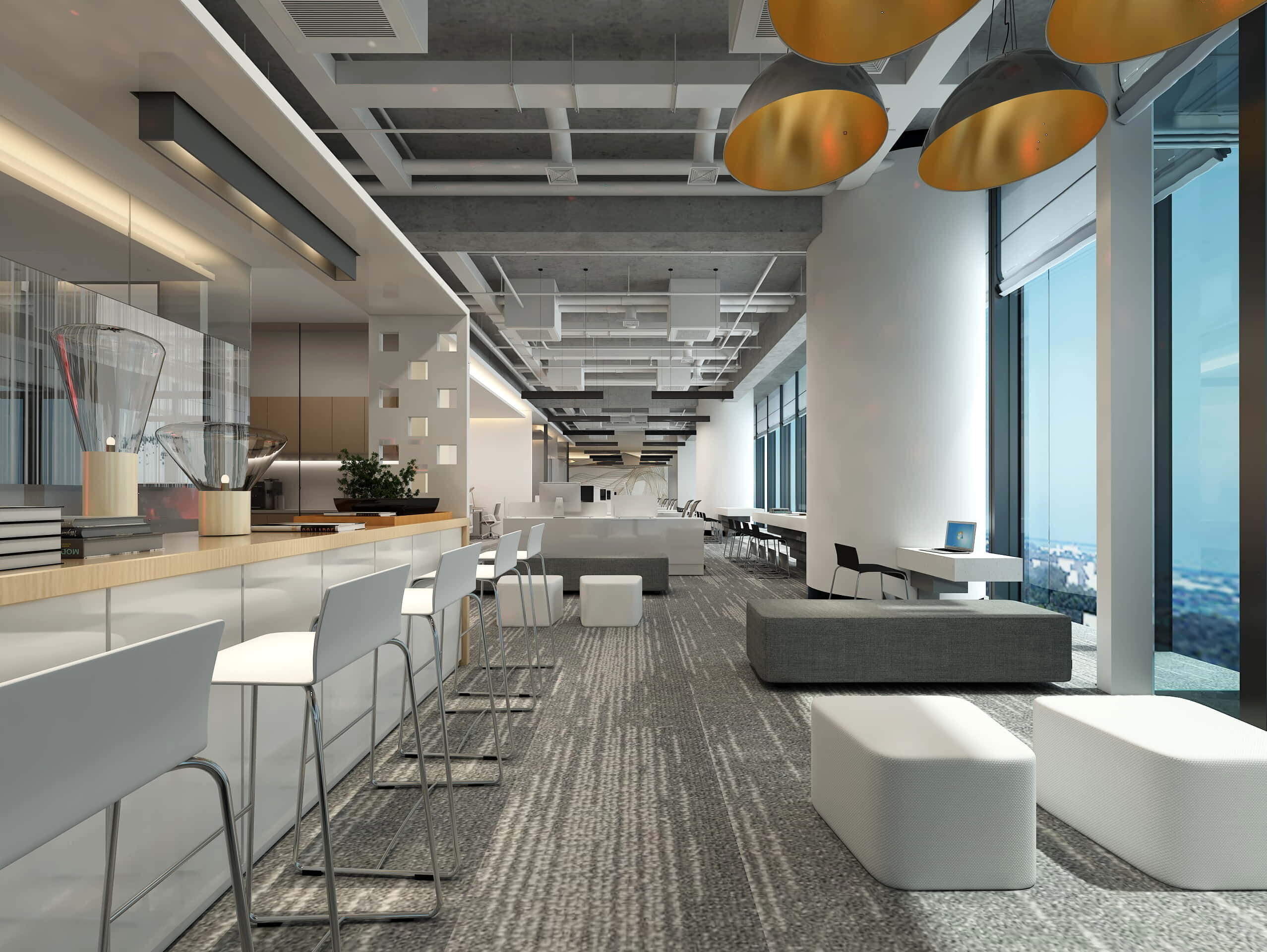 3D Meeting Room Office Scene - Modular Customizable Low-poly 3D model_13