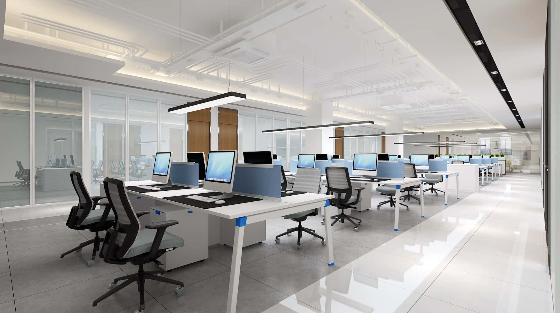 3D Meeting Room Office Scene - Modular Customizable Low-poly 3D model_9