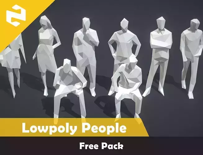 Free Pack - Lowpoly People