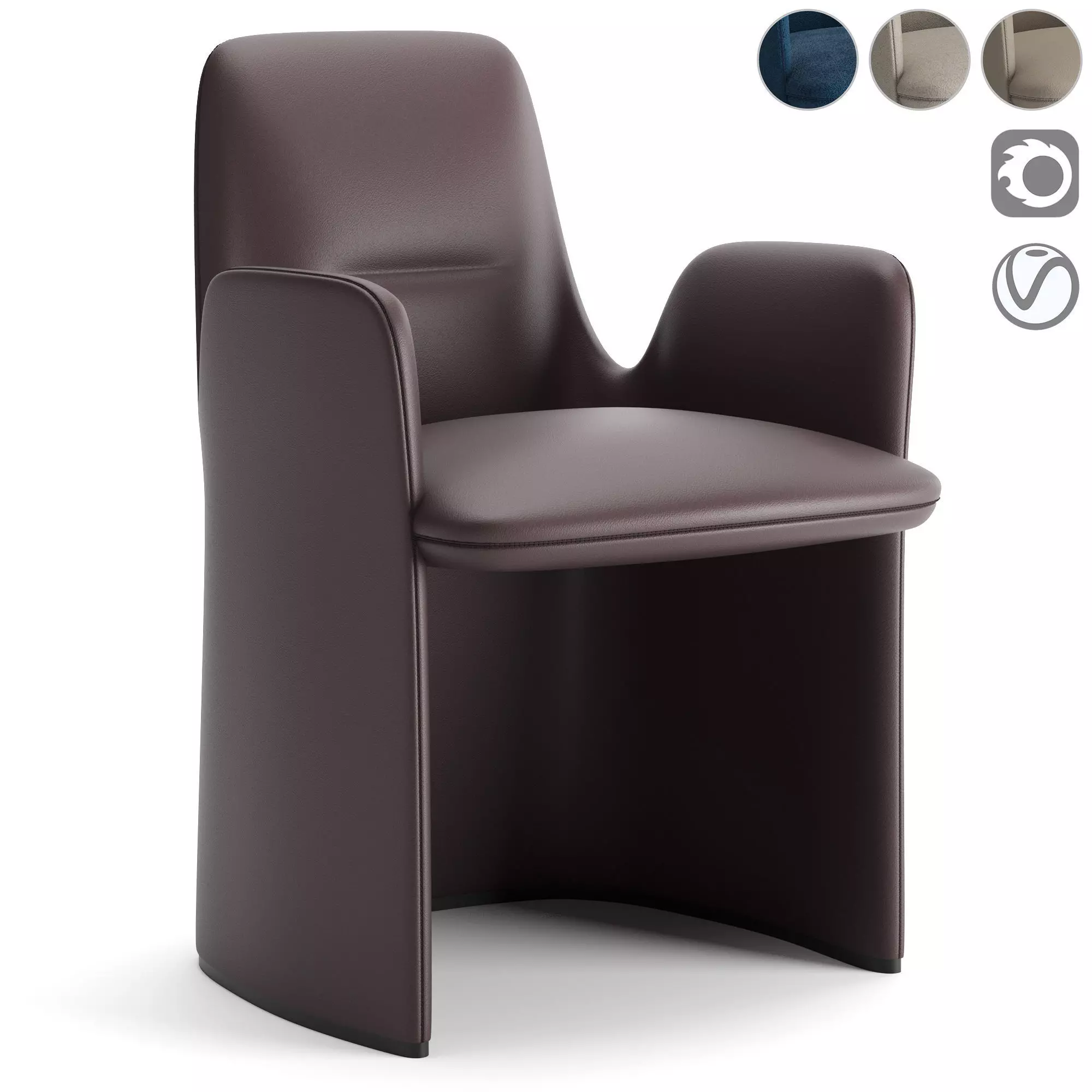 Guest Chair 3D model