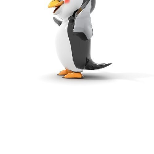 Adorable Penguin Character D Model Pack Low-poly 3D model