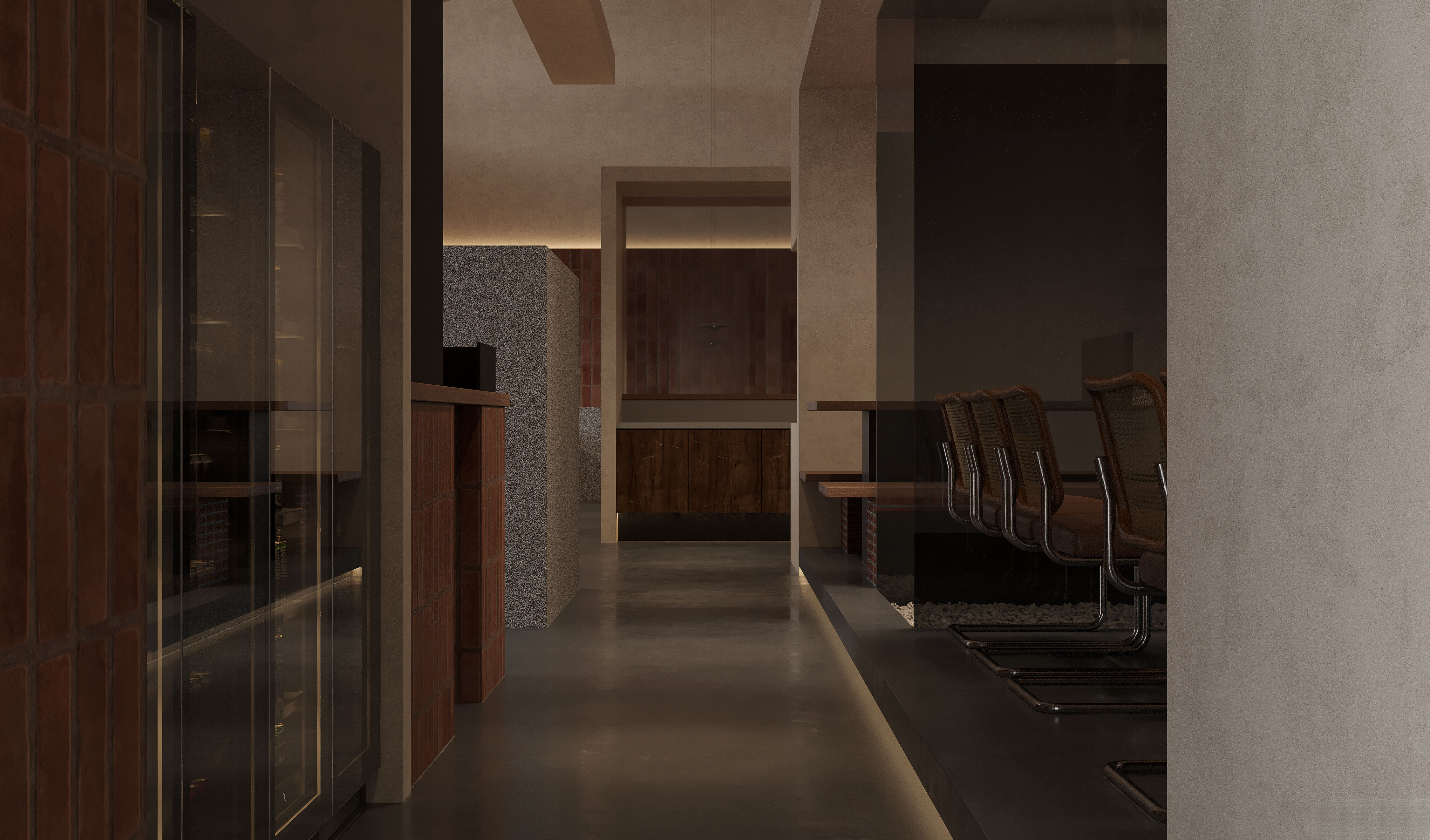 coffee  restaurant   interior   3D model_4