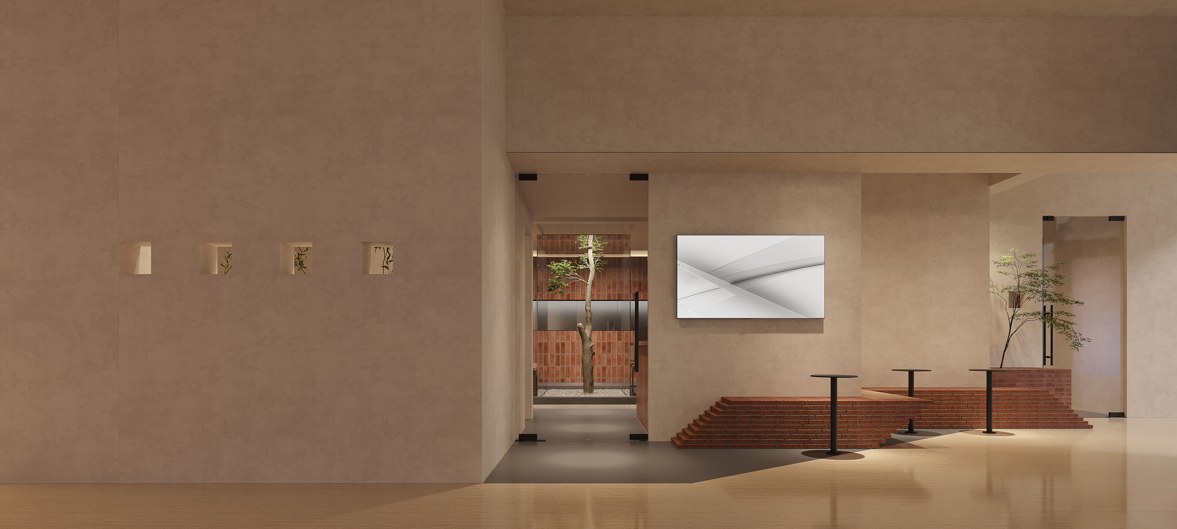 coffee  restaurant   interior   3D model_2