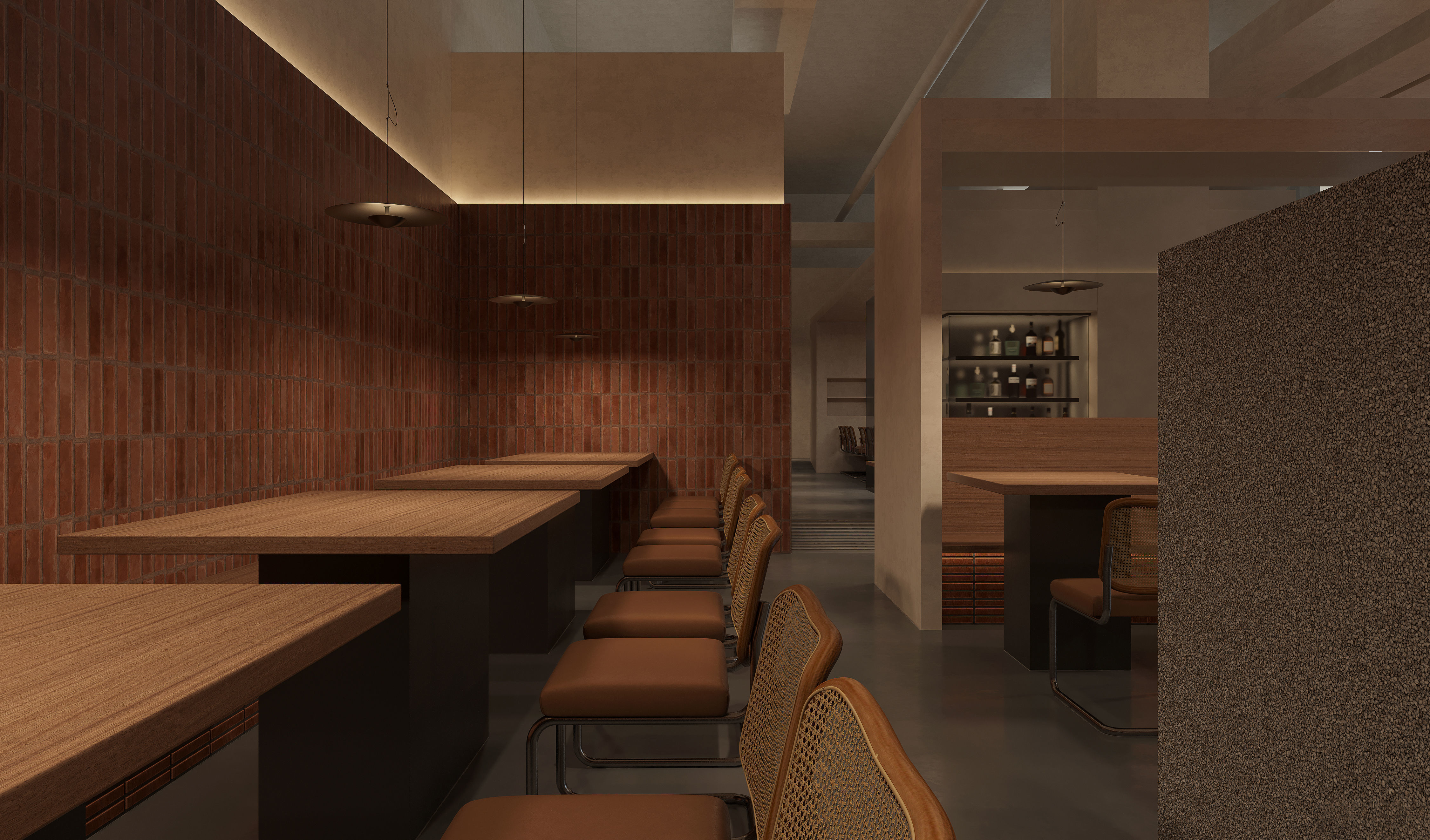 coffee  restaurant   interior   3D model_1