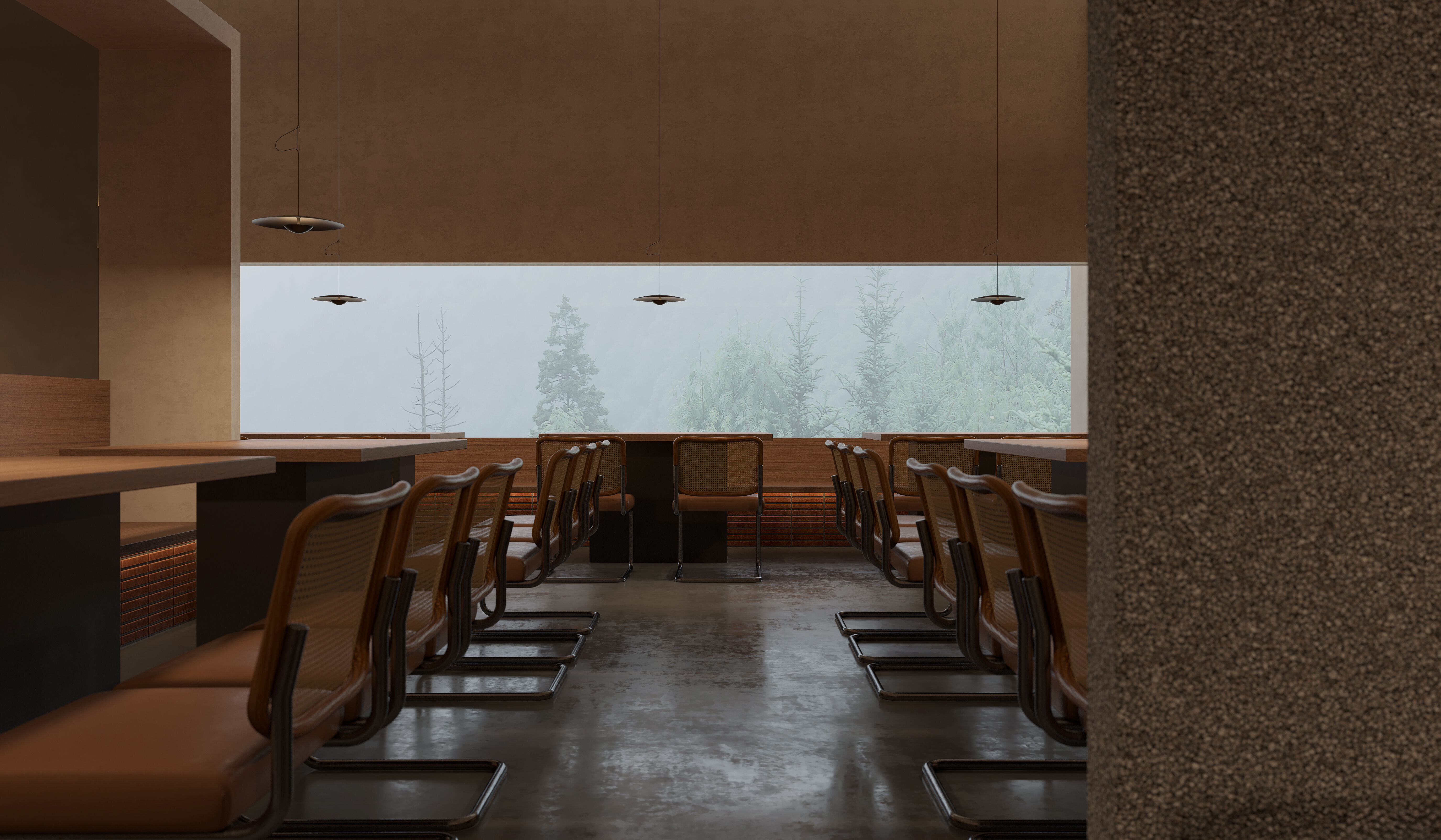 coffee  restaurant   interior   3D model_3