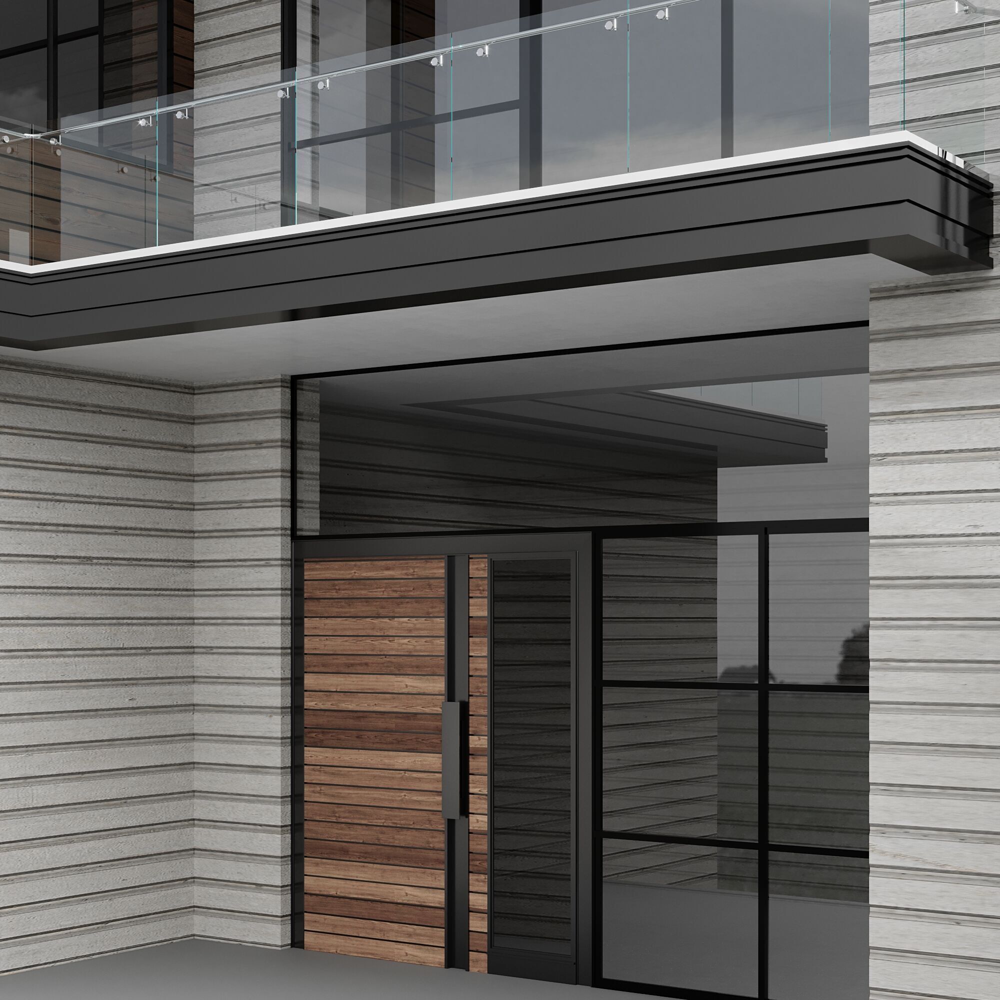 MODERN HOUSE NO18 A 3D model_3