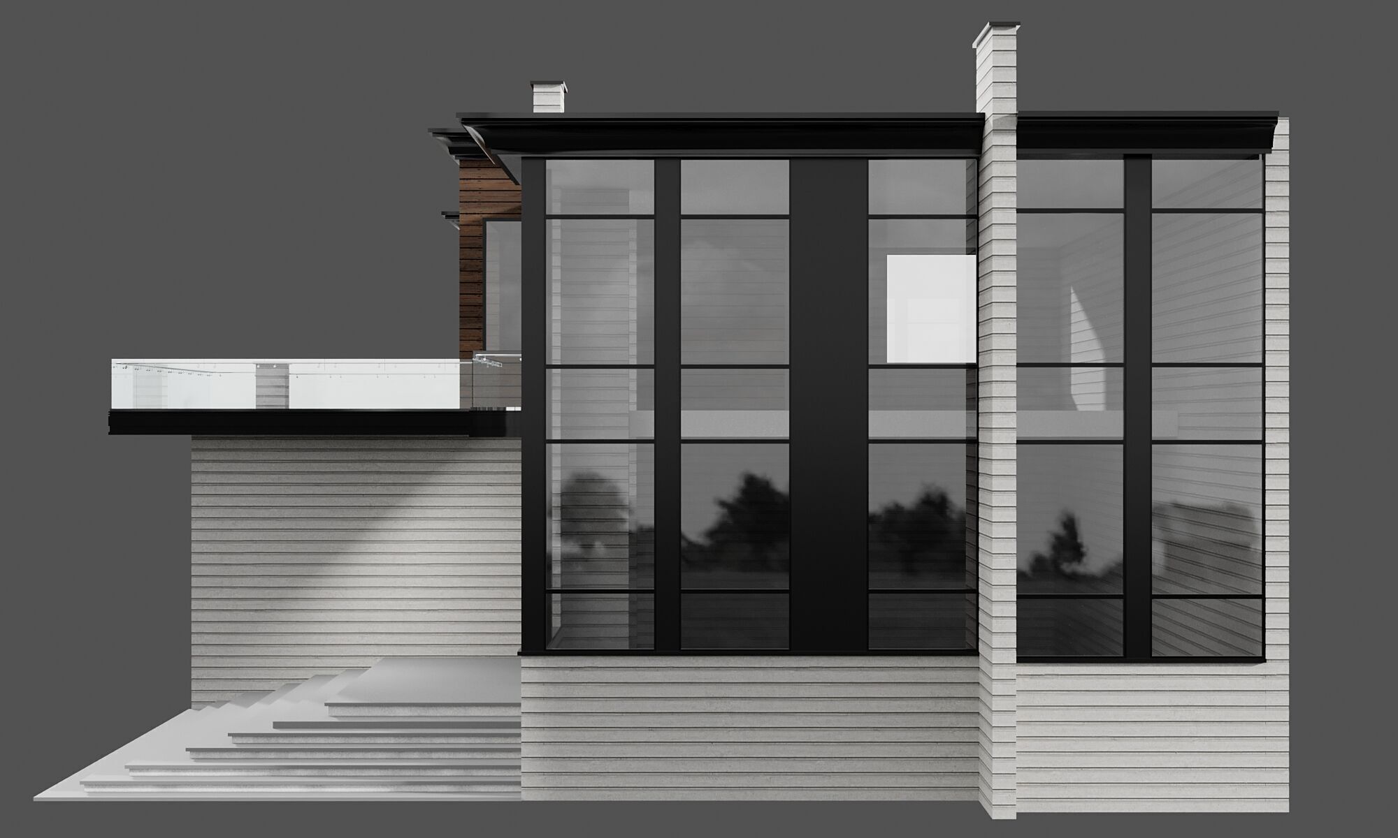 MODERN HOUSE NO18 A 3D model_5