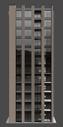 RESIDENTIAL BUILDING NO70 A 3D model 6
