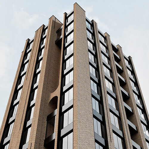 RESIDENTIAL BUILDING NO70 A 3D model 3
