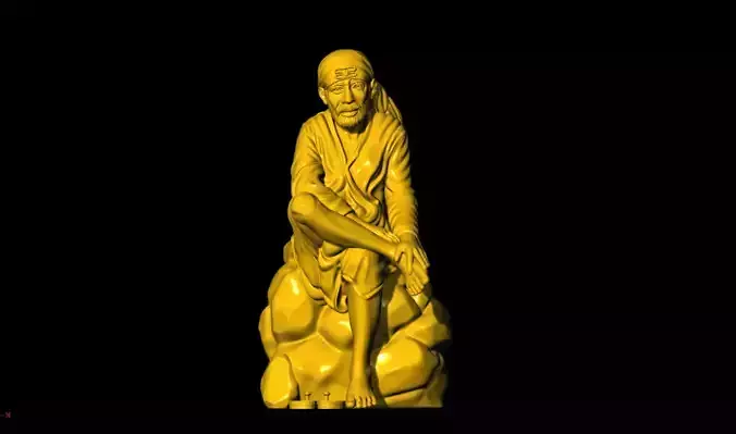 SAI BABA 3D PRINTED MODEL 3D print model