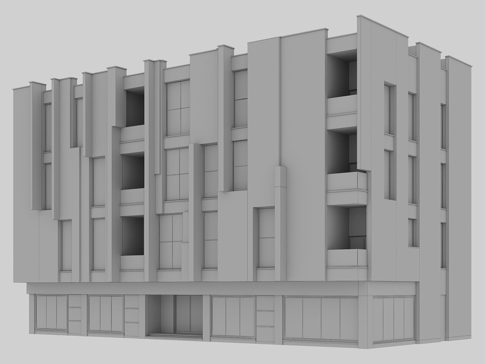 RESIDENTIAL BUILDING NO65 A 3D model_14