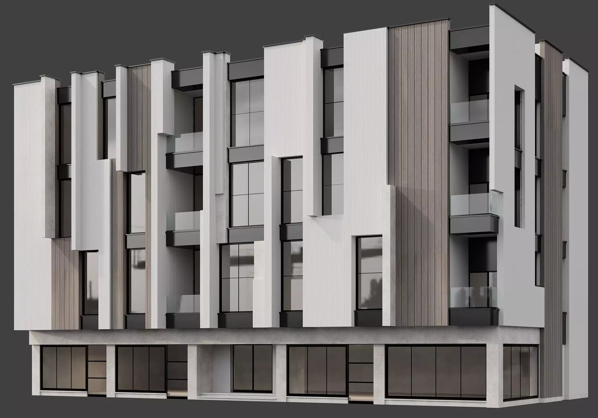 RESIDENTIAL BUILDING NO65 A 3D model_0