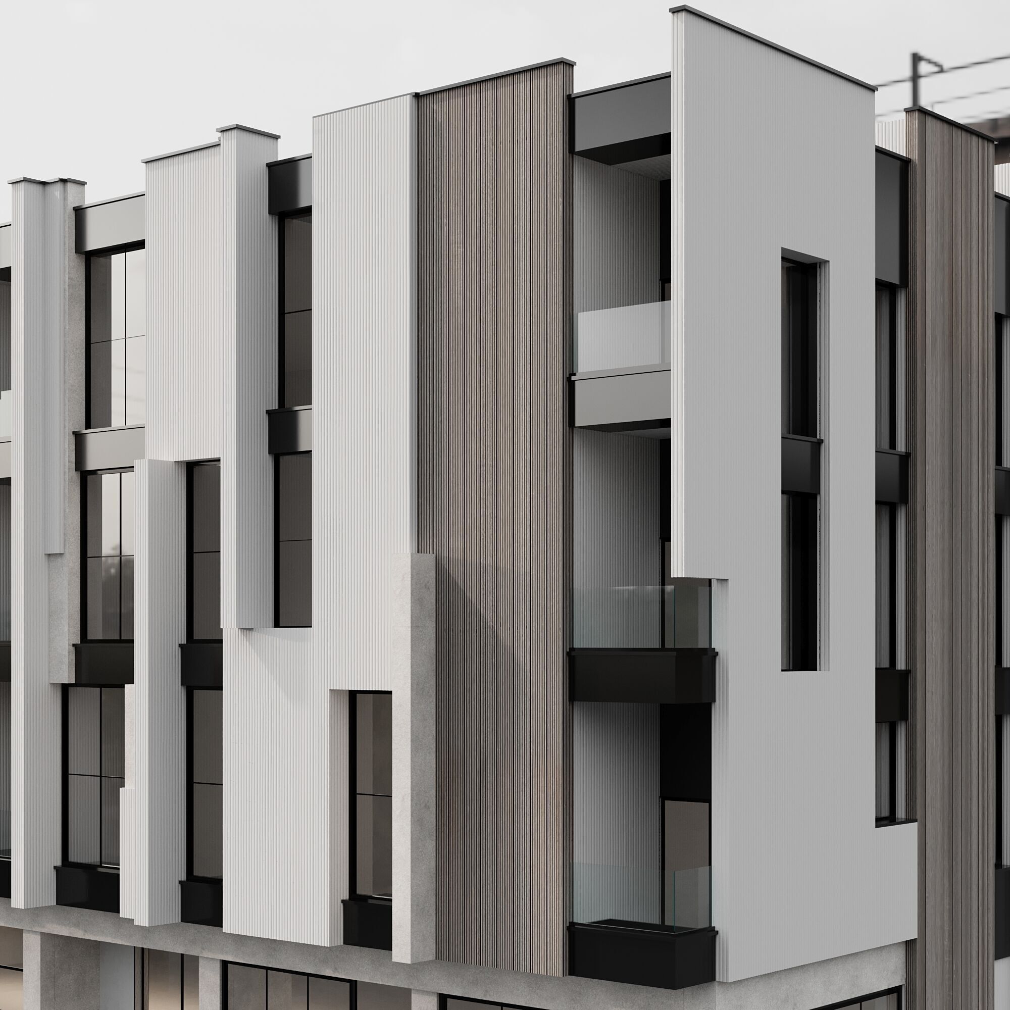 RESIDENTIAL BUILDING NO65 A 3D model_5