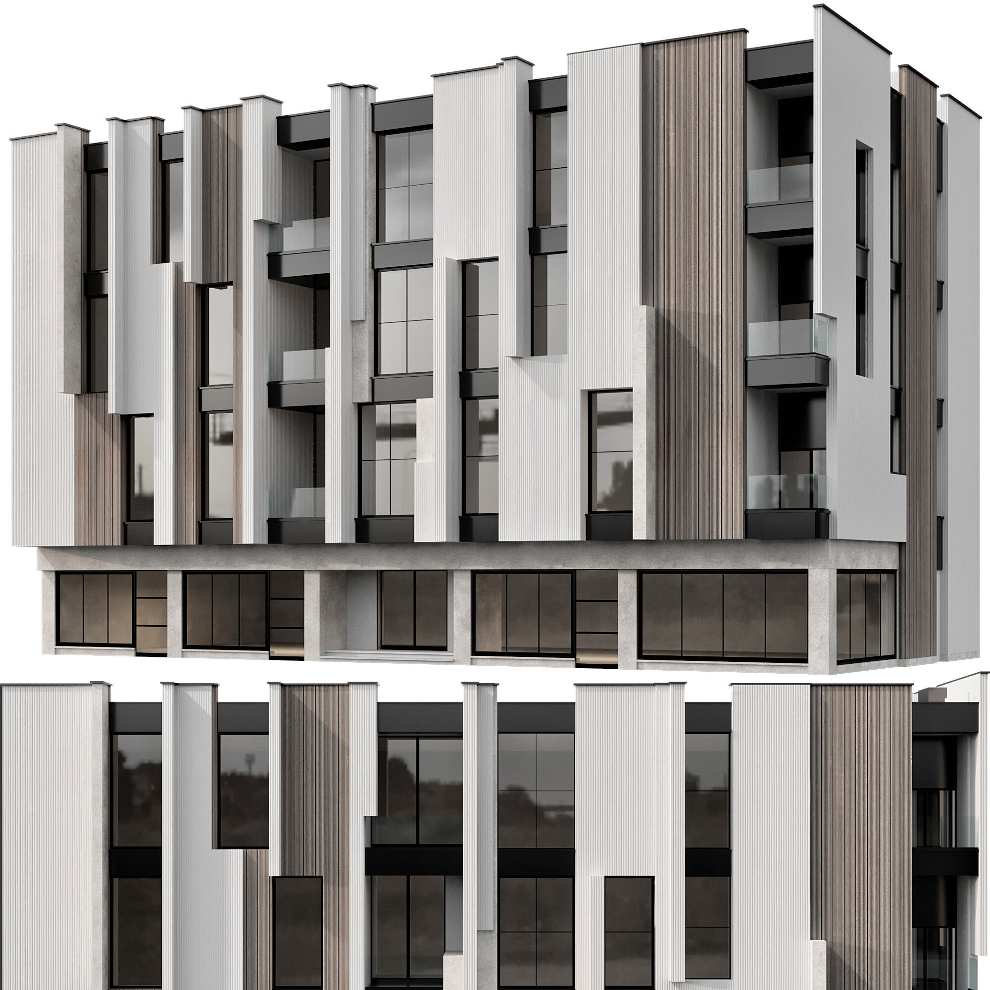RESIDENTIAL BUILDING NO65 A 3D model_1