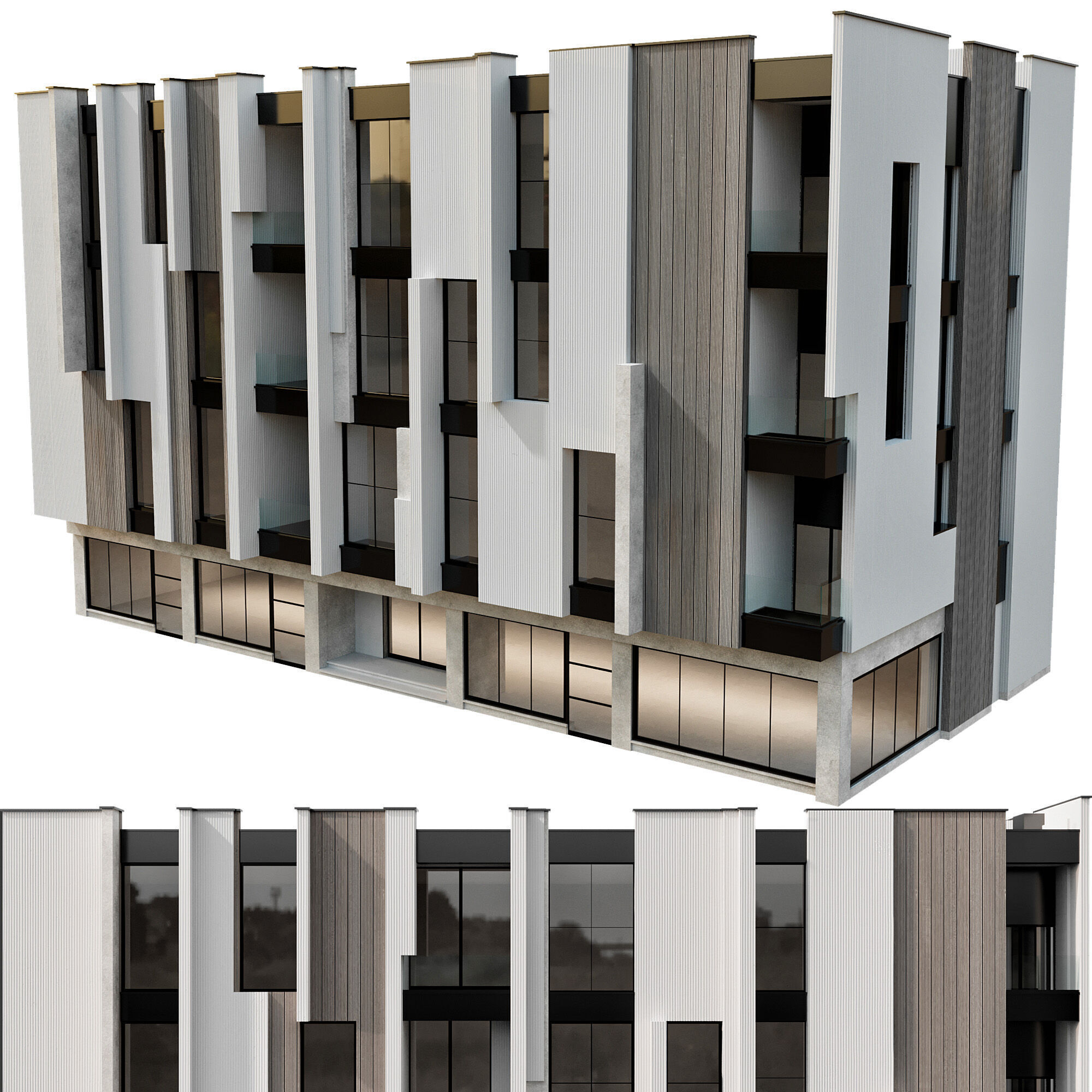RESIDENTIAL BUILDING NO65 A 3D model_12