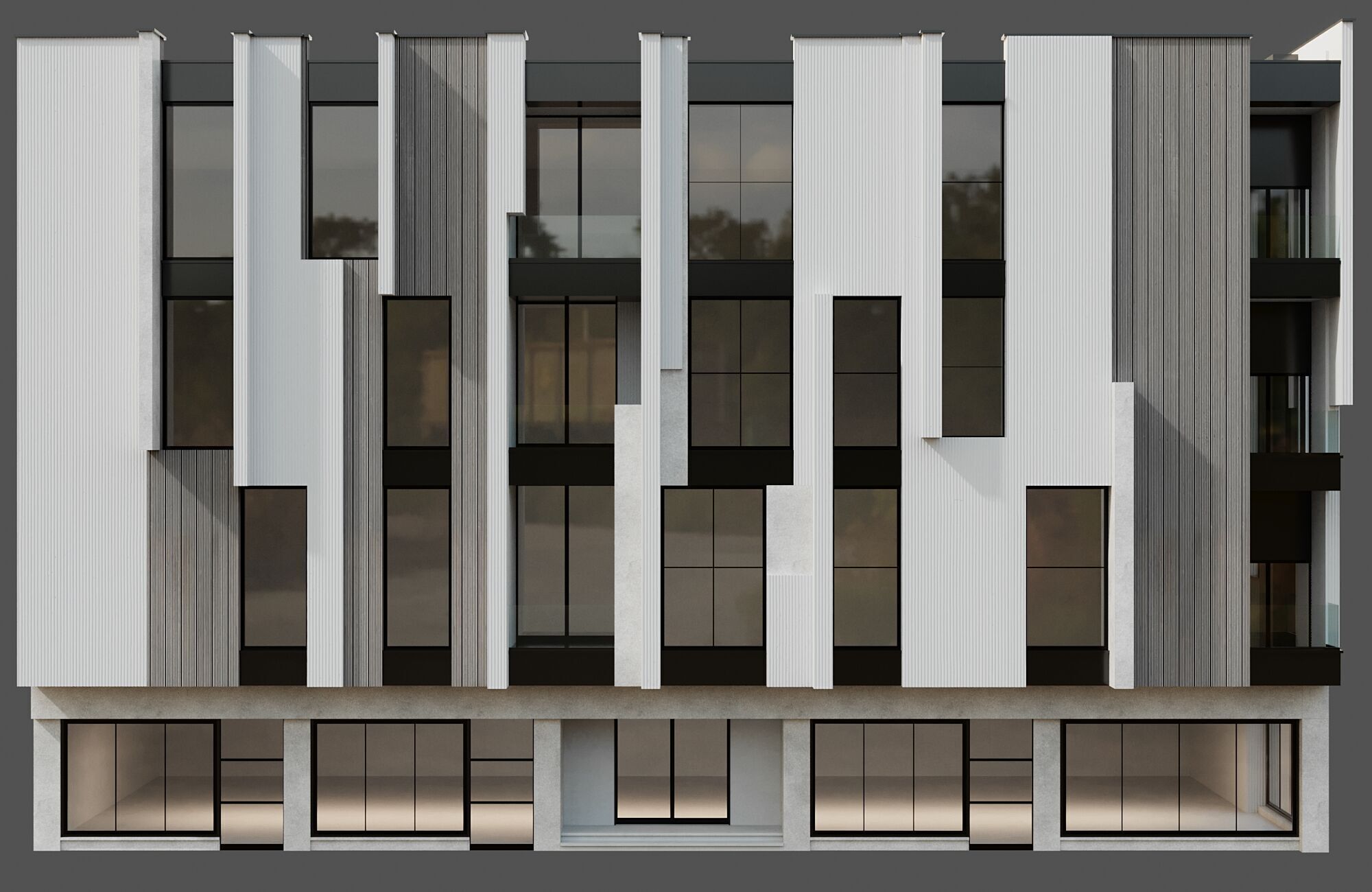 RESIDENTIAL BUILDING NO65 A 3D model_8