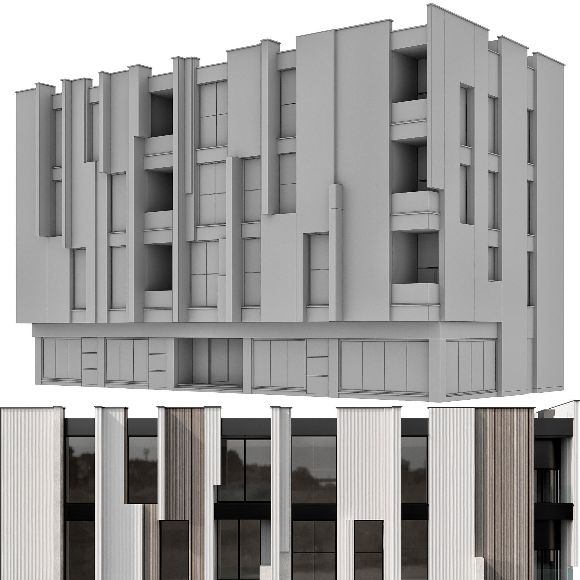 RESIDENTIAL BUILDING NO65 A 3D model_13