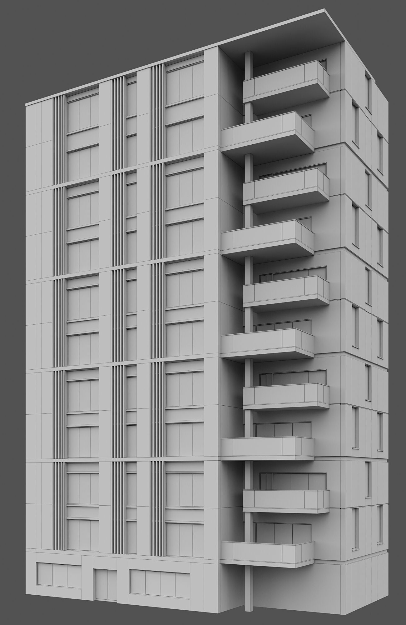 RESIDENTIAL BUILDING NO64 A 3D model_12
