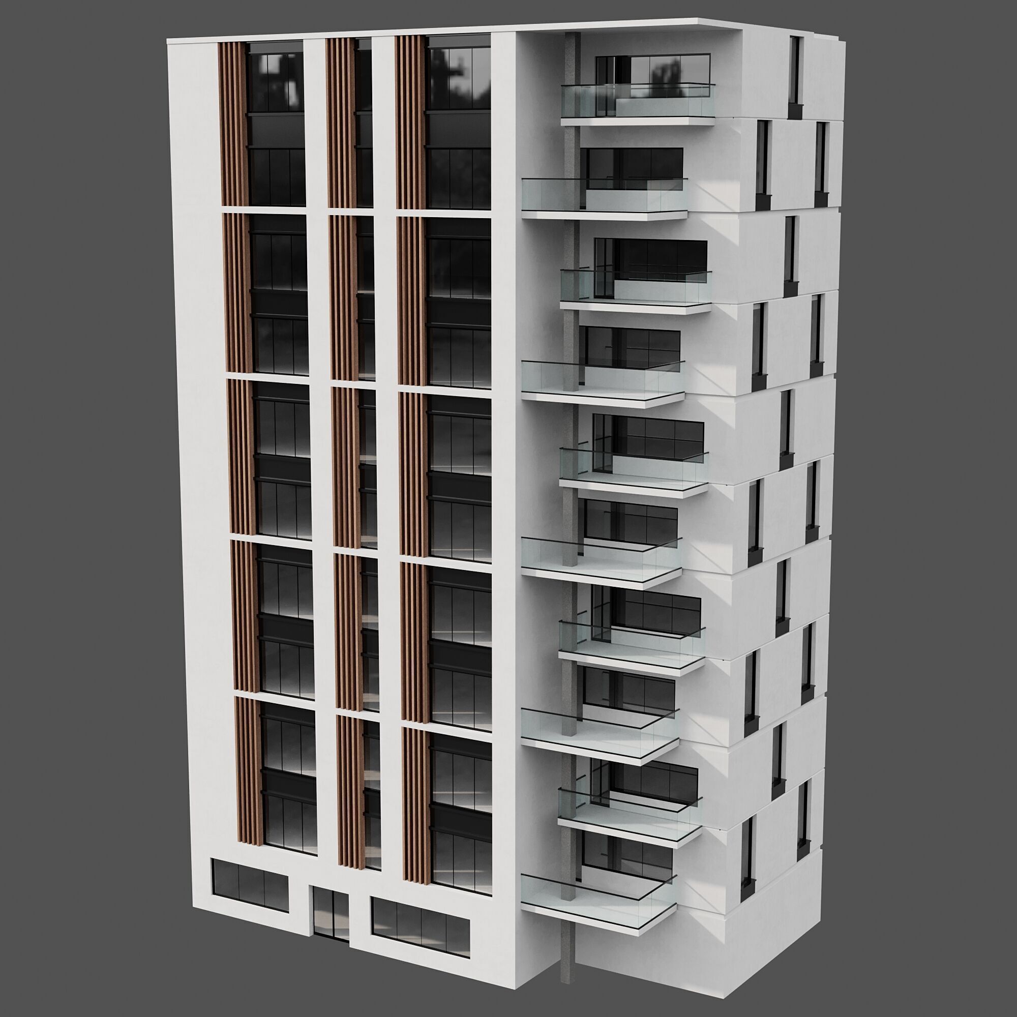 RESIDENTIAL BUILDING NO64 A 3D model_6