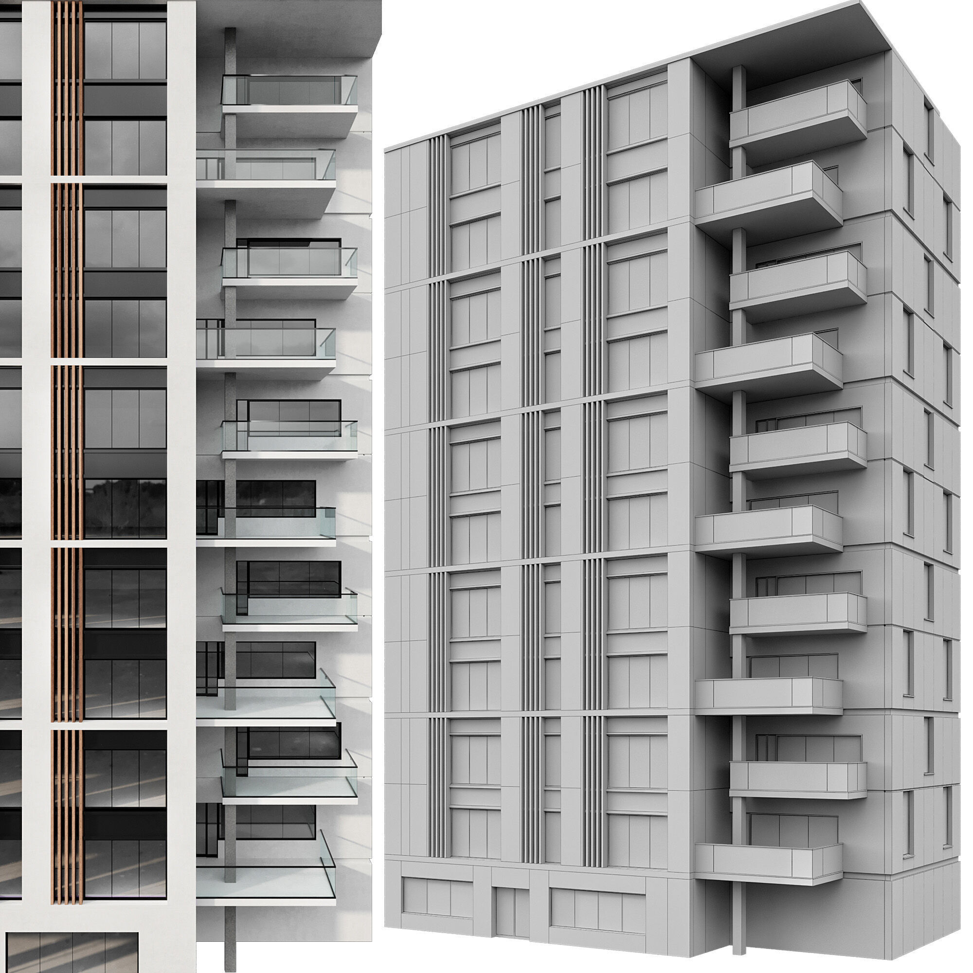 RESIDENTIAL BUILDING NO64 A 3D model_10