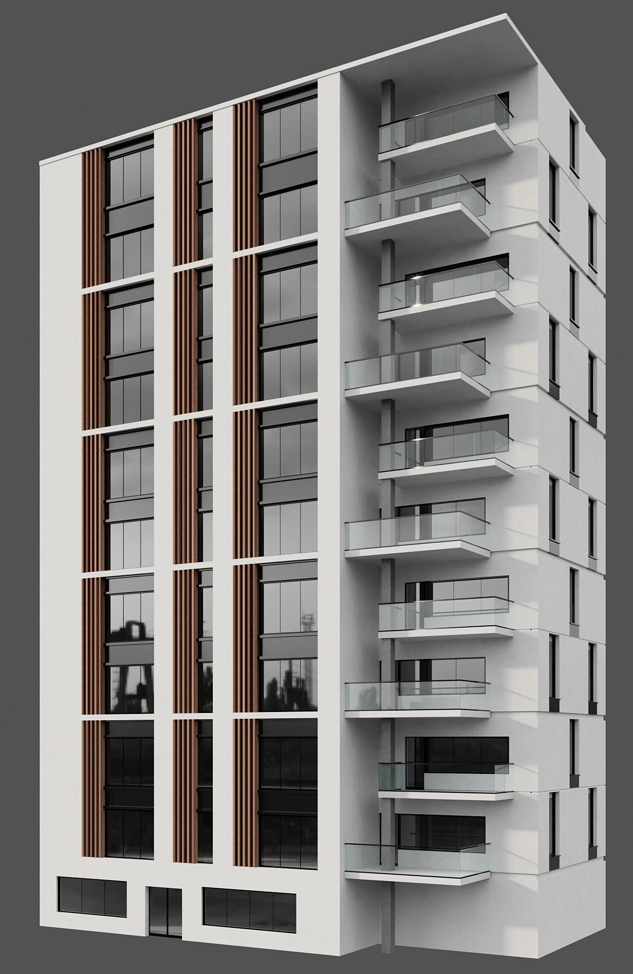 RESIDENTIAL BUILDING NO64 A 3D model_2