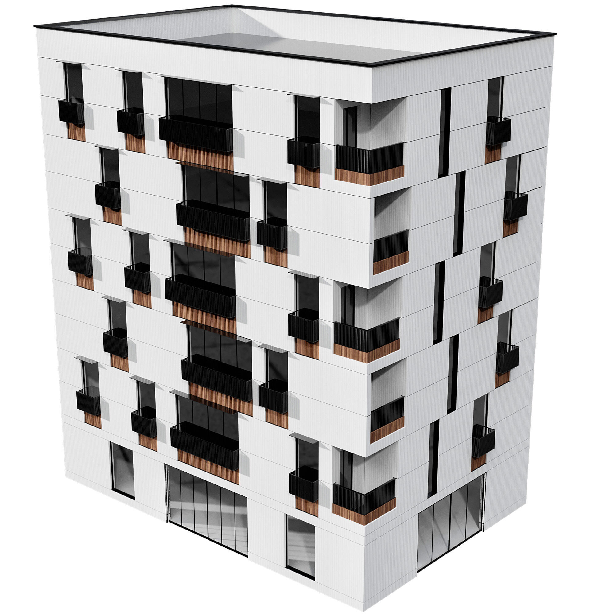 RESIDENTIAL BUILDING NO63 A 3D model_10