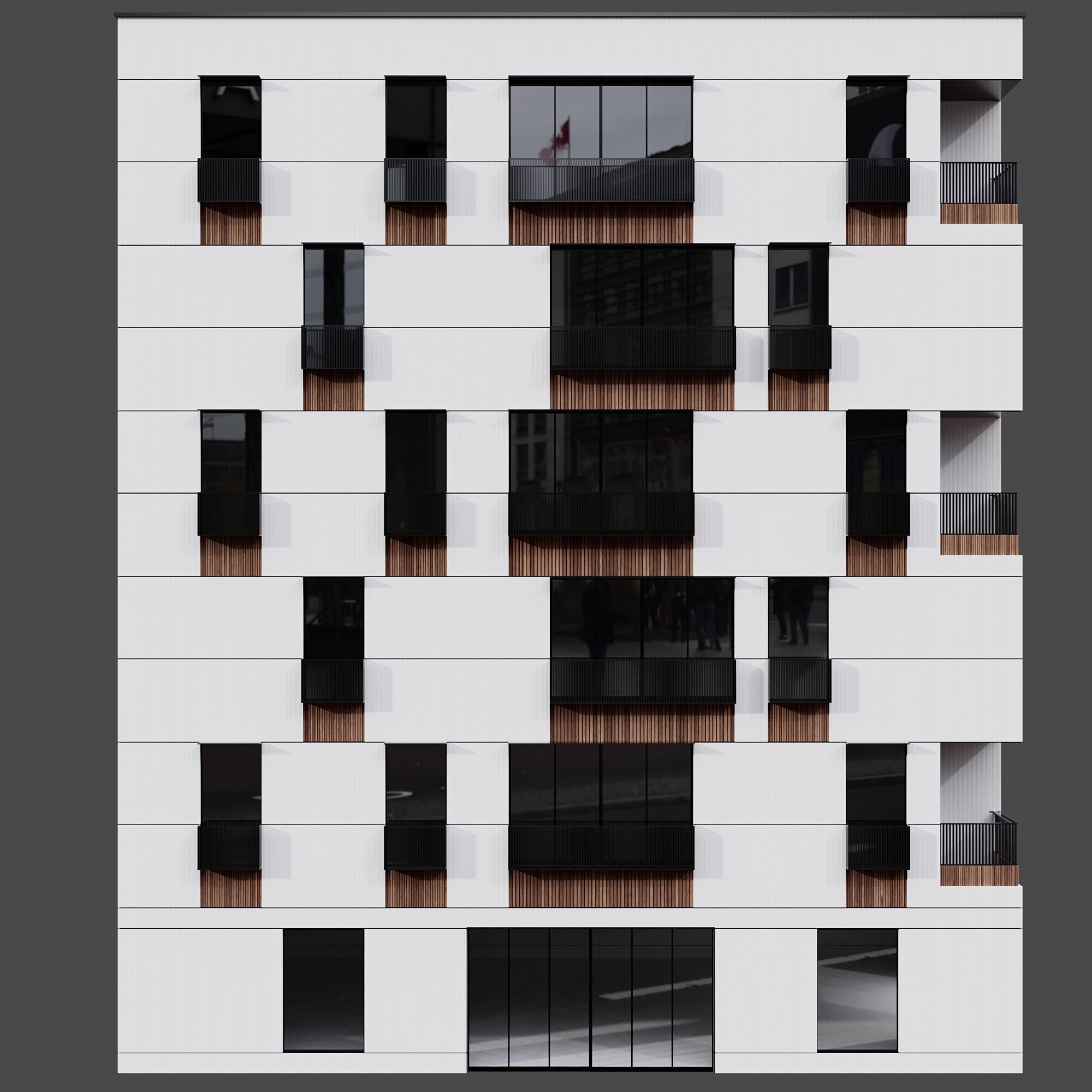 RESIDENTIAL BUILDING NO63 A 3D model_5