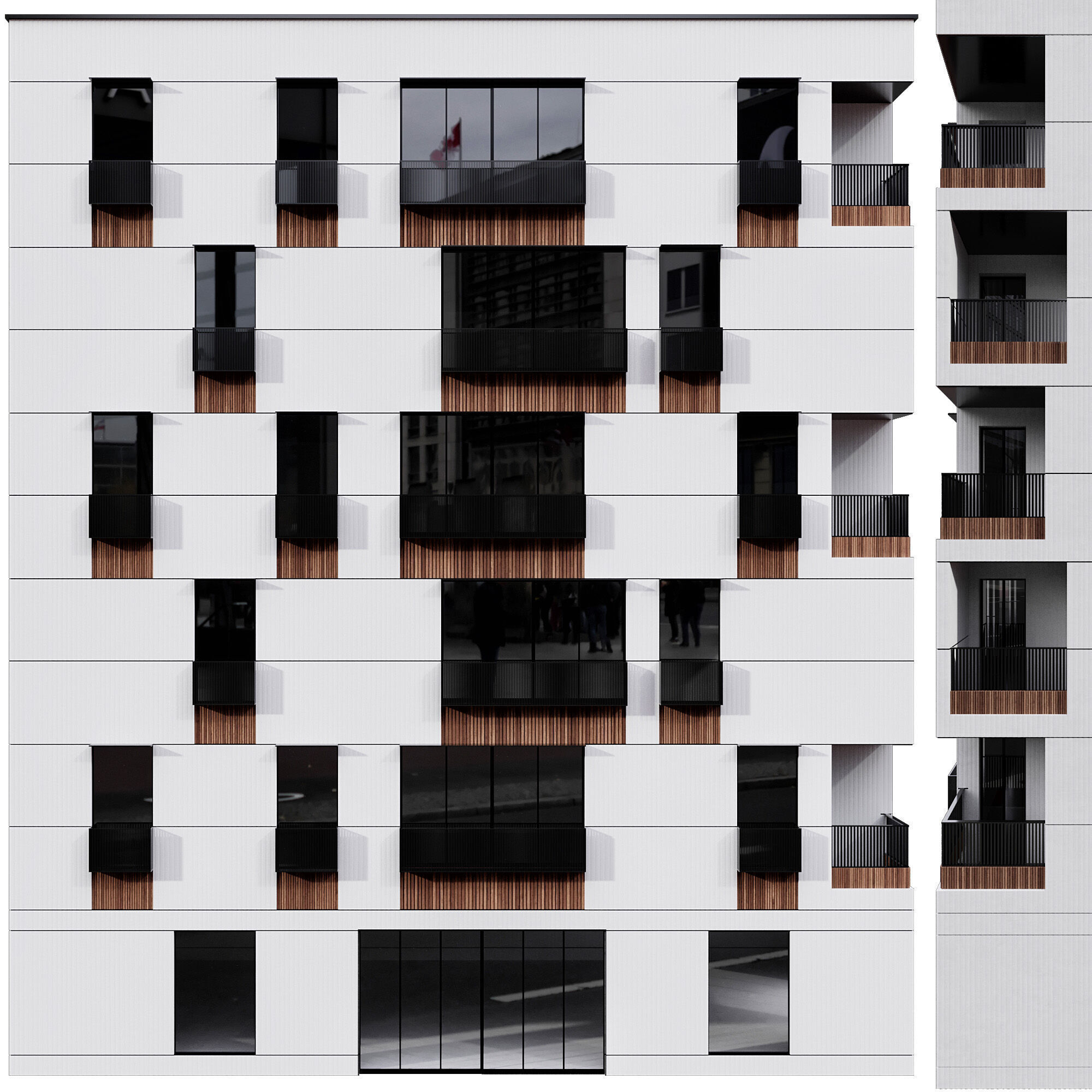 RESIDENTIAL BUILDING NO63 A 3D model_8