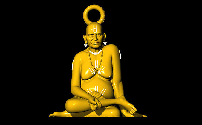 SWAMI SAMARTH 3D PENDANT 3D print model