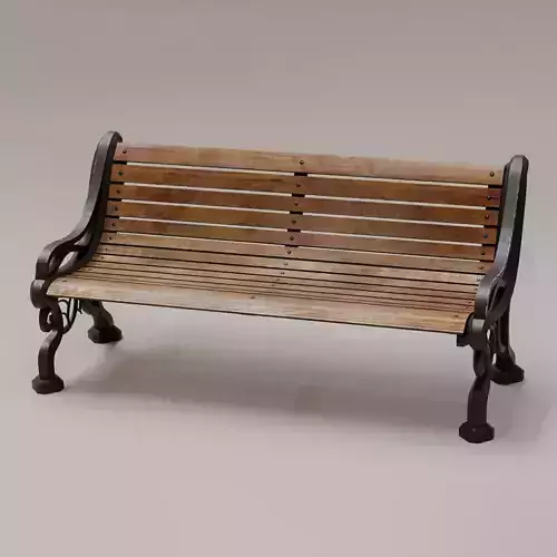 Park Bench PBR