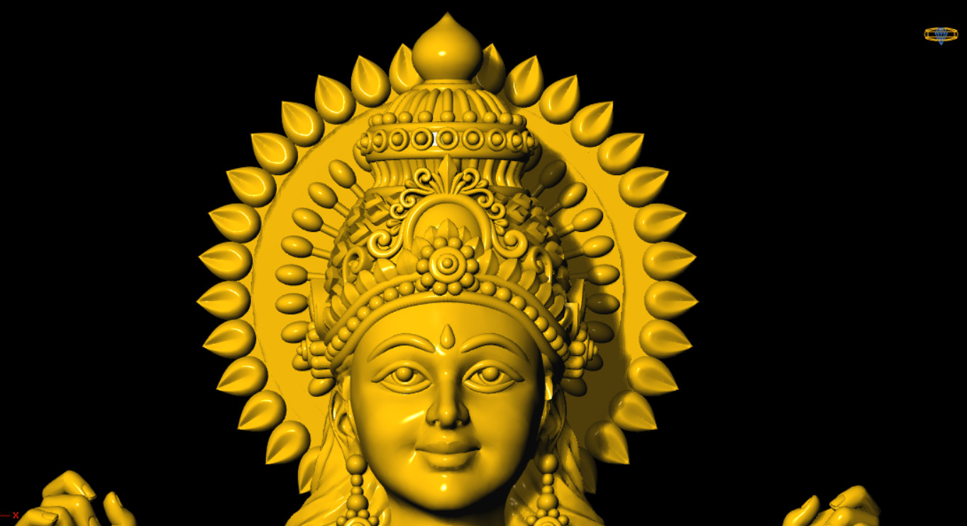 SARASWATI DEVI 3D PRINTED MODEL 3D print model_10